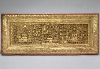 Cover for a Buddhist manuscript