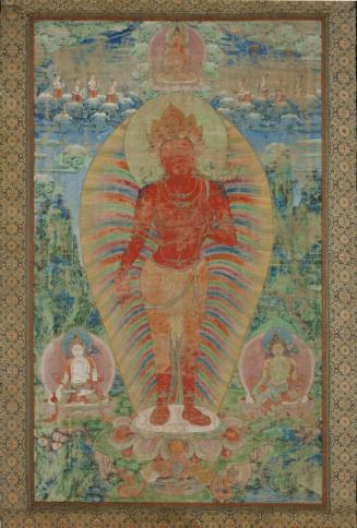 The bodhisattvas Padmapani and Tara