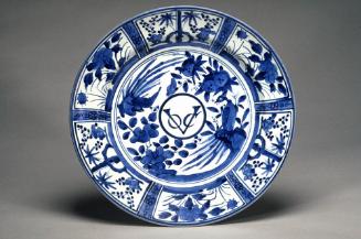 Plate with monogram of the Dutch East India Company (VOC)