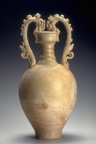 Amphora-shaped vessel with dragon handles