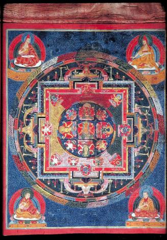 Mandala of the bodhisattva Manjushri