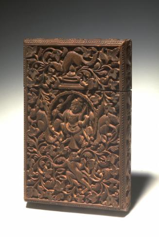 Card case with Rama and Hanuman
