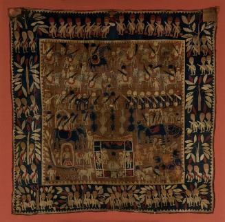 Shrine cloth (kanduri), perhaps offered to the mausoleum of the Muslim warrior saint Sayyid Salar Masud