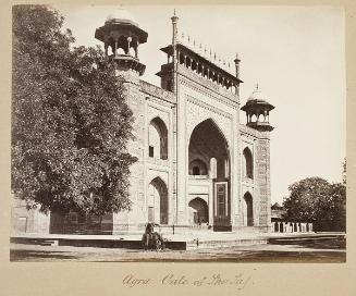 Agra-Gate of the Taj Mahal