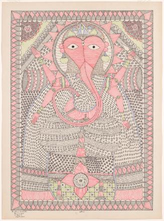 Ganesha with Chaturdal Kamal