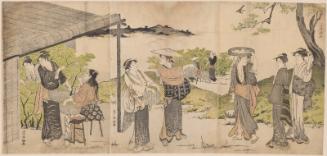 A spring excursion to Mimeguri Shrine at Mukojima