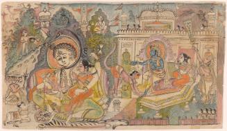 Shiva and Rama and their families