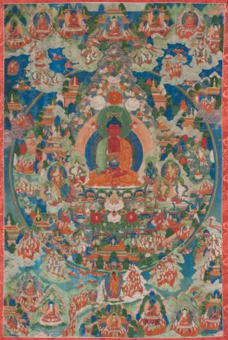 The cosmic Buddha Amitabha