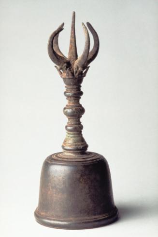 Ritual bell with vajra handle