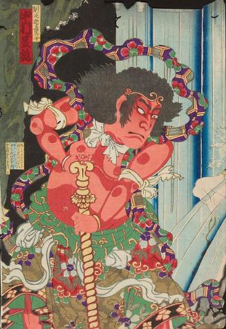 Kabuki story of Buddhist guardian figure