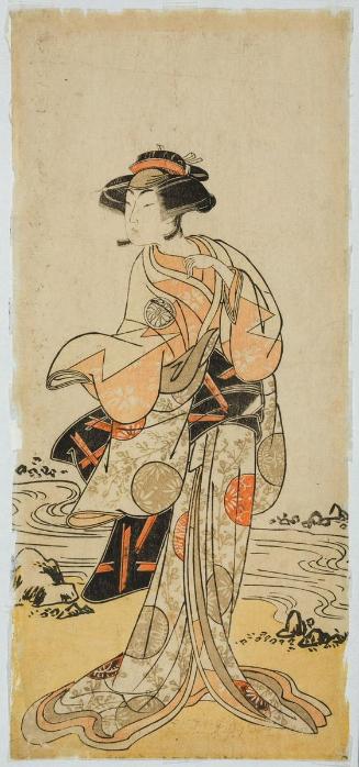 The actor Segawa Kikunojo in a female role