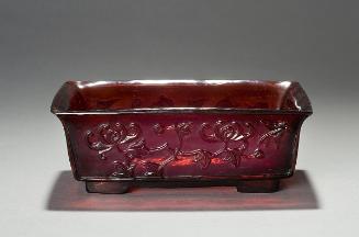 Crimson deep rectangular basin