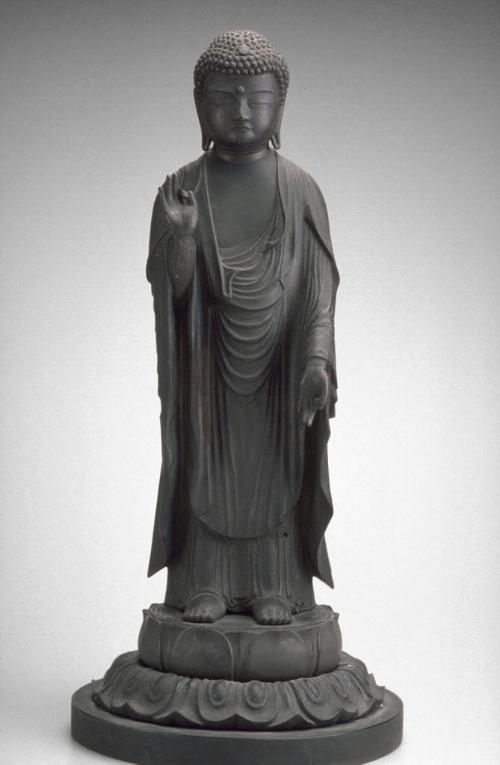 The standing Buddha Amitabha (Amida Nyorai)