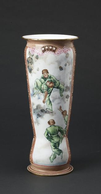 Vase with Cultural Revolution scene