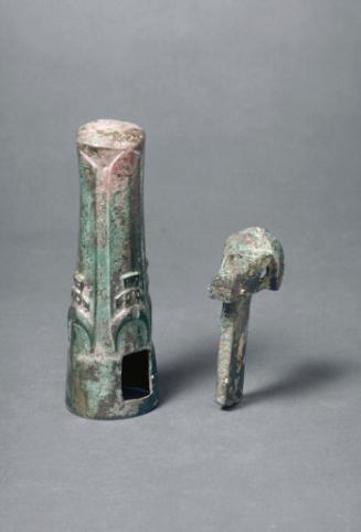 Axle caps and linch pins, one of a pair