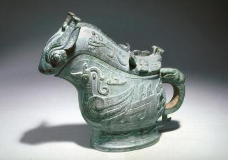 Ritual vessel with lid (gong) (guang)