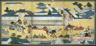 Palace and horserace at Kamo Shrine
