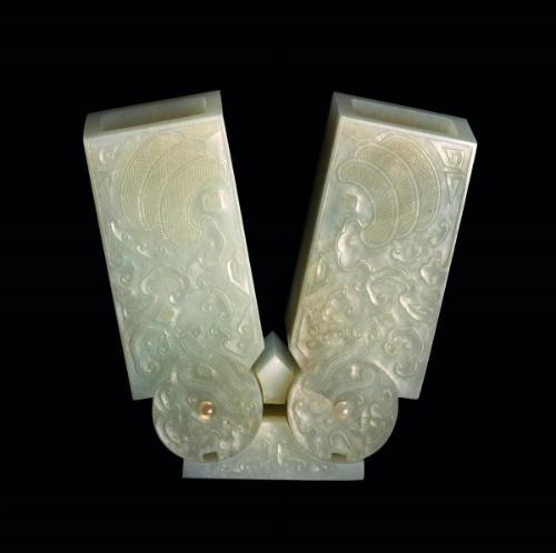 Hinged square vases