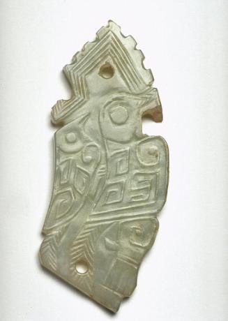 Pendant with a design of two birds in an ancient style