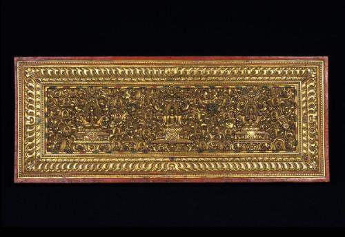 Cover for a Buddhist manuscript