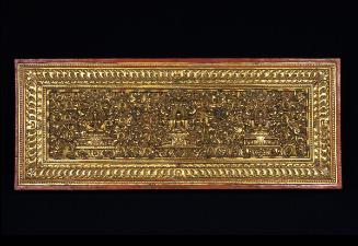 Cover for a Buddhist manuscript