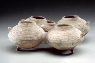 Cluster of five conjoined jars