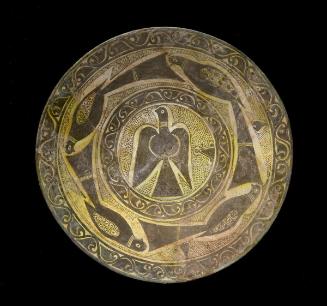 Bowl with bird designs
