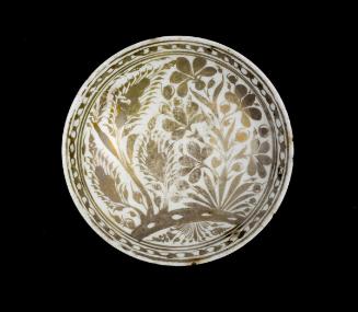 Bowl with landscape