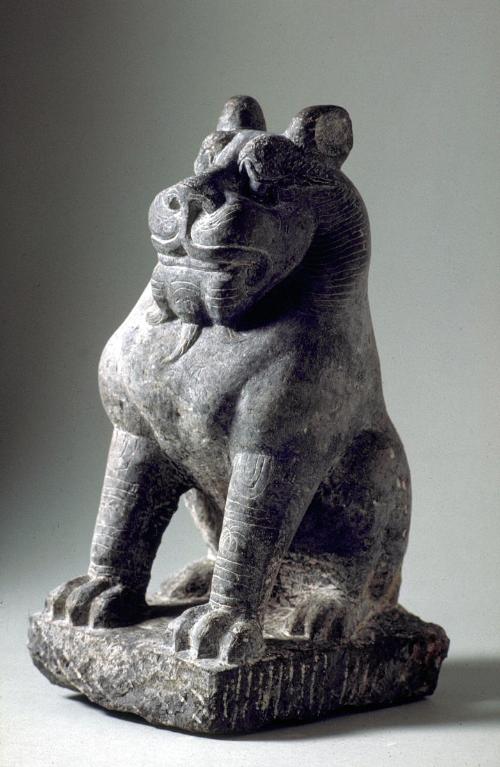 Lion, one of a pair