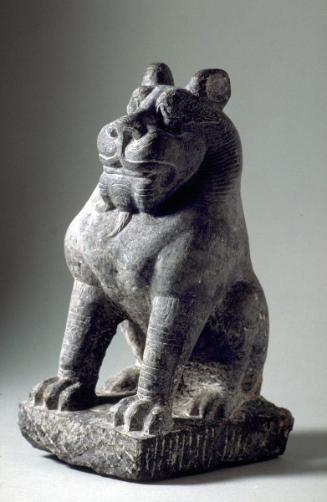 Lion, one of a pair