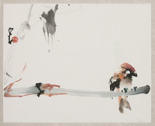 Sparrows and Bamboo