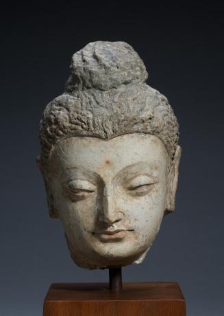 Head of a Buddha image