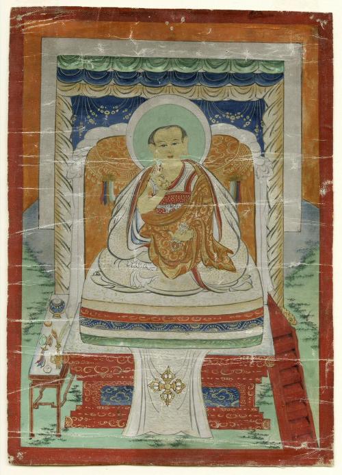 The lama Zanabazar Hutuktu