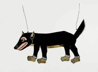 Black dog or bear