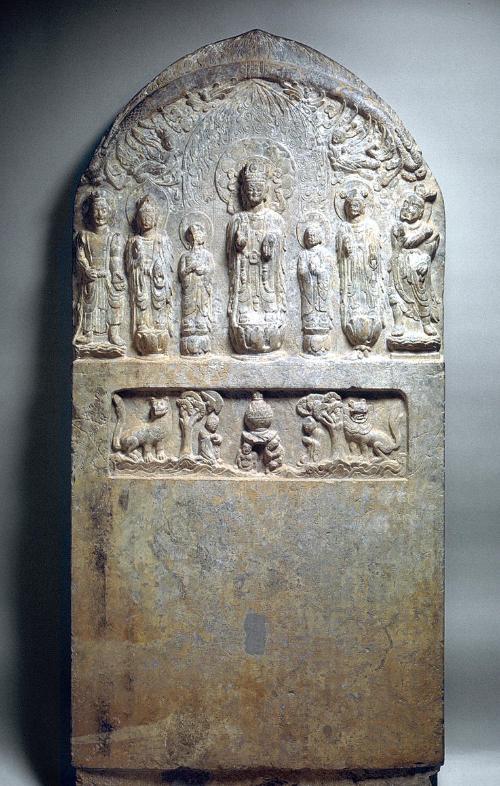Buddhist votive stele