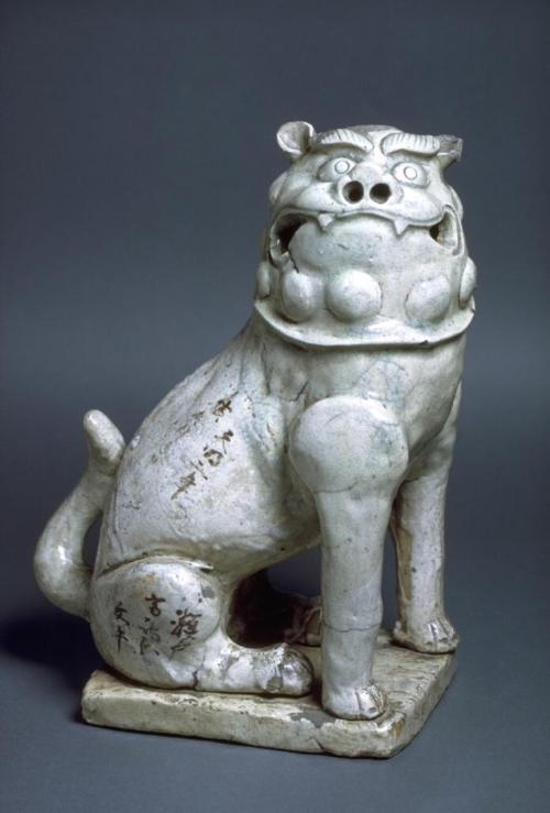 Guardian dog, one of a pair