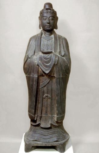 Attendant, one of a pair
