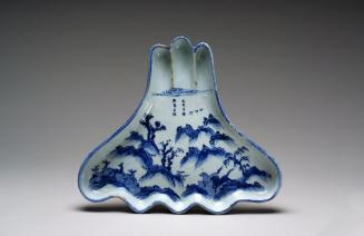 Dish in the form of Mount Fuji