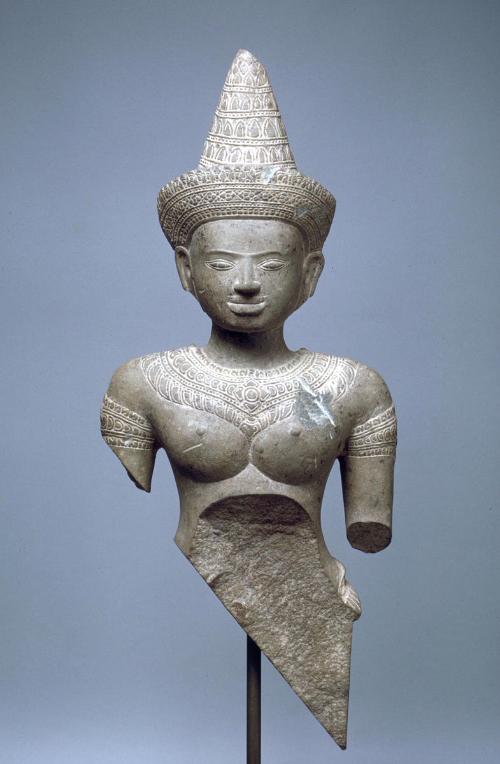Head and torso of a female deity