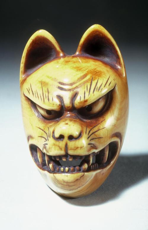 Mask of a Fox Baring Fangs – Works – Asian Art Museum