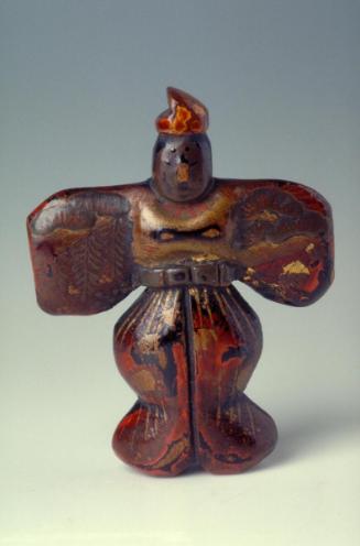 Standing hina doll