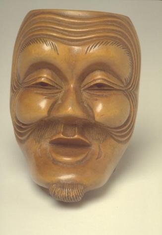 Noh mask of Okina, an old male deity