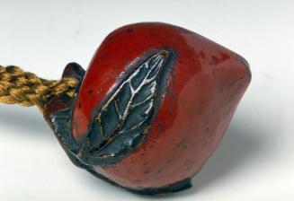 Netsuke in the shape of a persimmon
