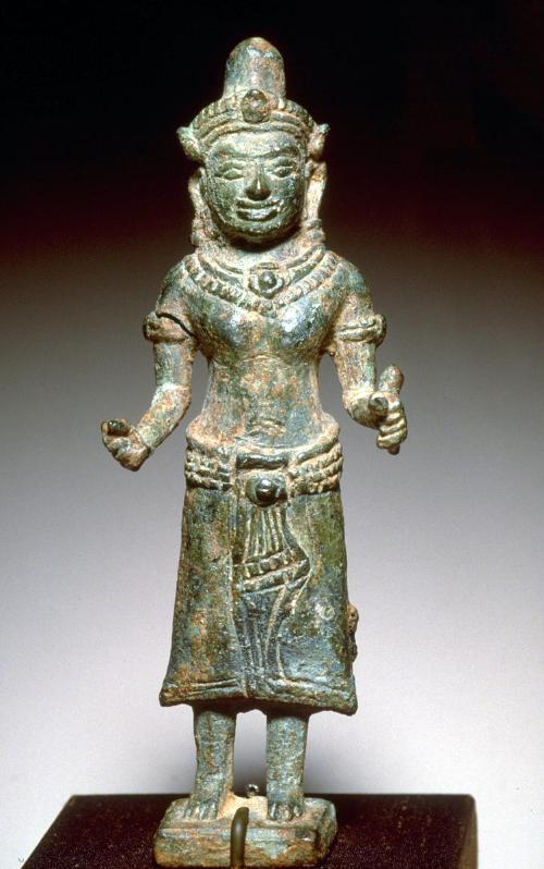 The Hindu deity Lakshmi