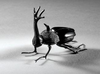 Articulated Japanese rhinoceros beetle