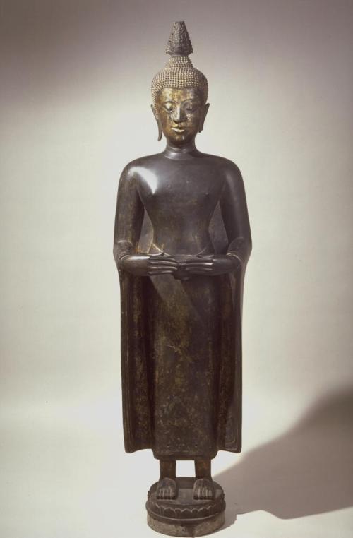 Standing Buddha carrying an alms bowl