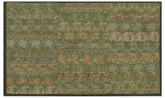 Buddhist textile with flower and bird design