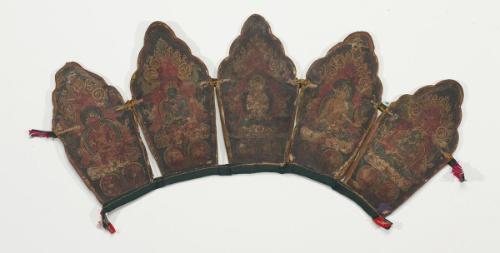 Five Jina initiation crown