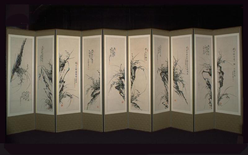 Rocks and orchids – Works – Asian Art Museum