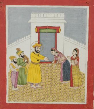 Guru Nanak visiting his sister Bibi Nanaki